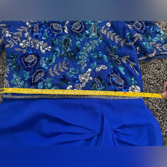 ASOS Virgos lounge embellished midi dres in cobalt. Size 6 US. - Picture 11 of 13